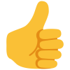 emoji thumbs up