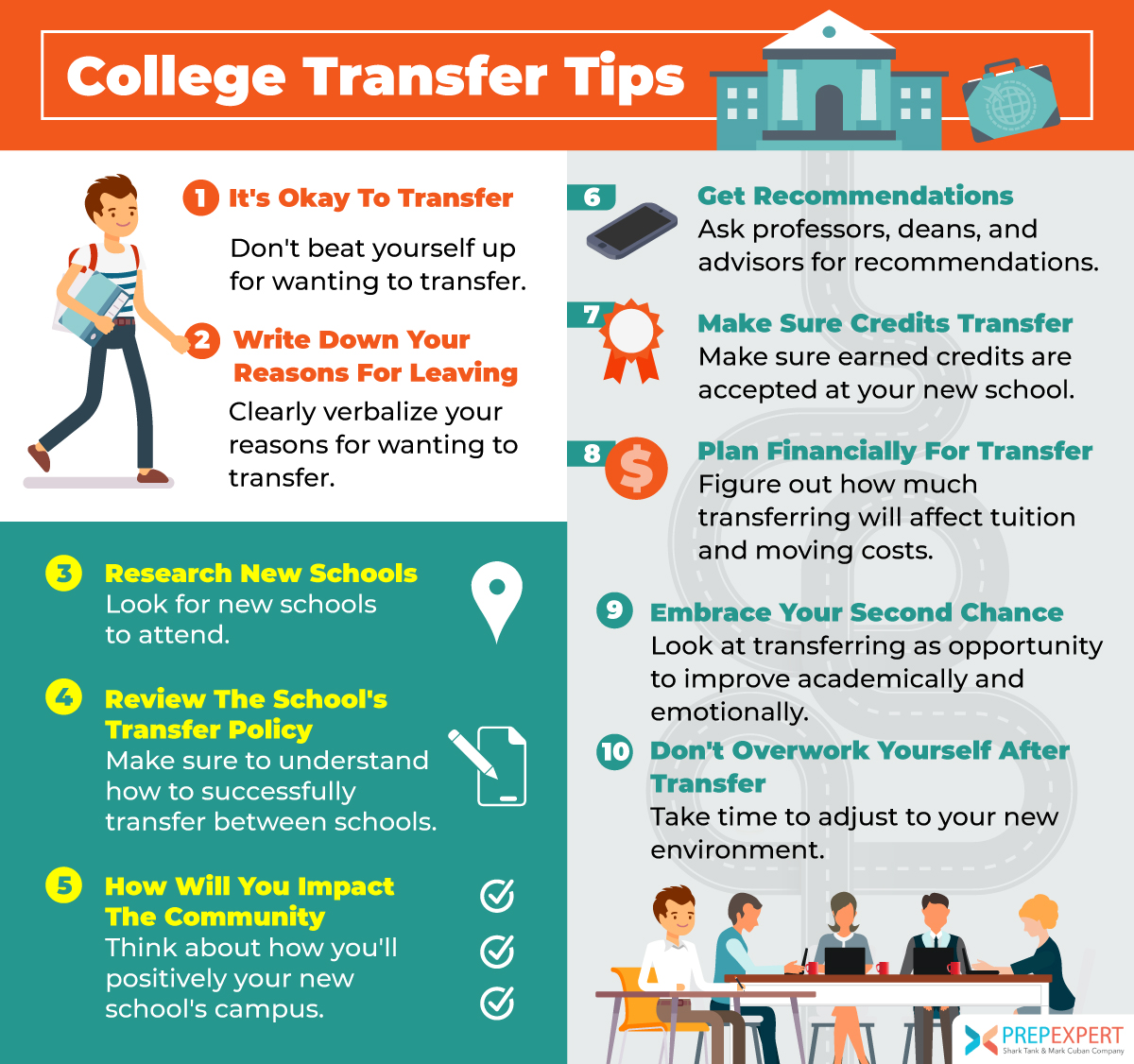 college transfer tips