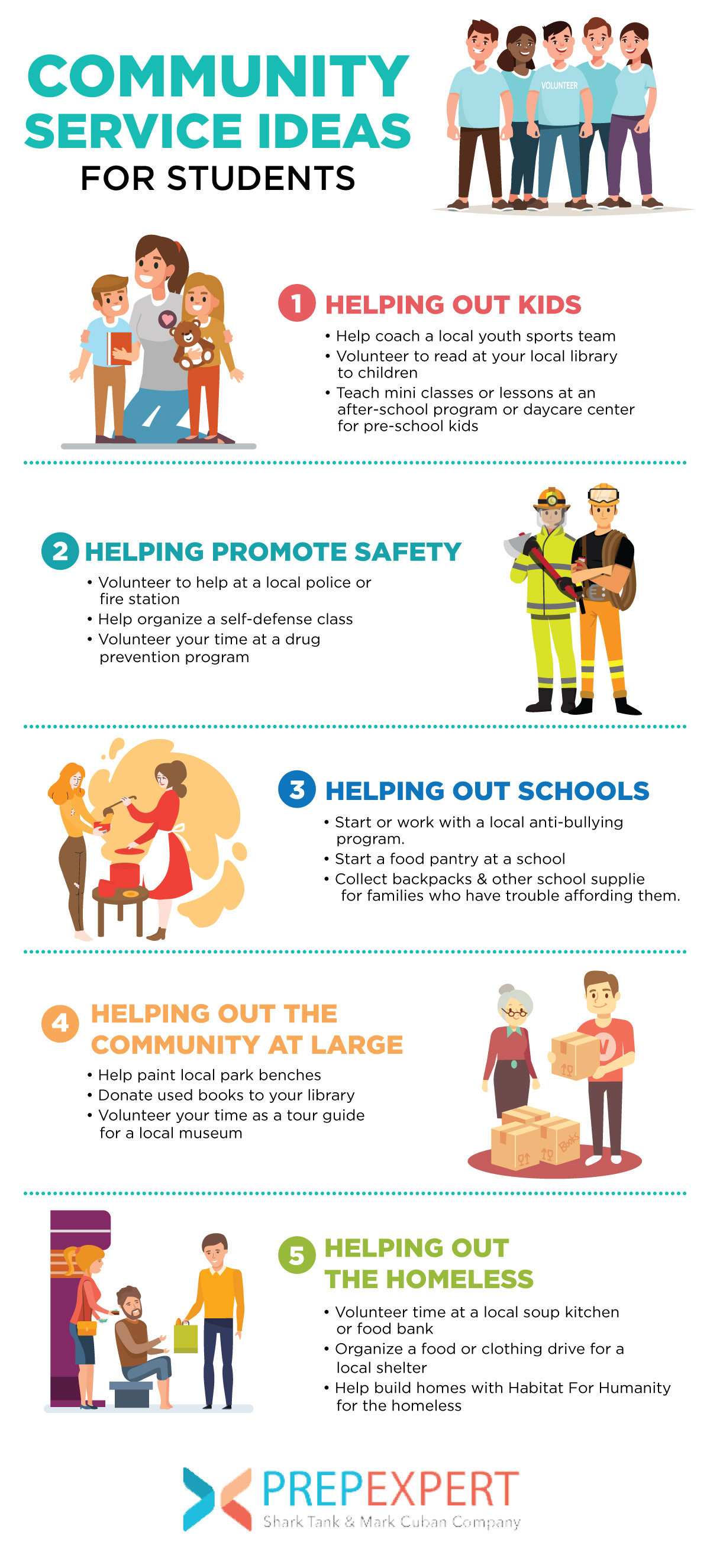 Community Service Ideas For Students Prep Expert