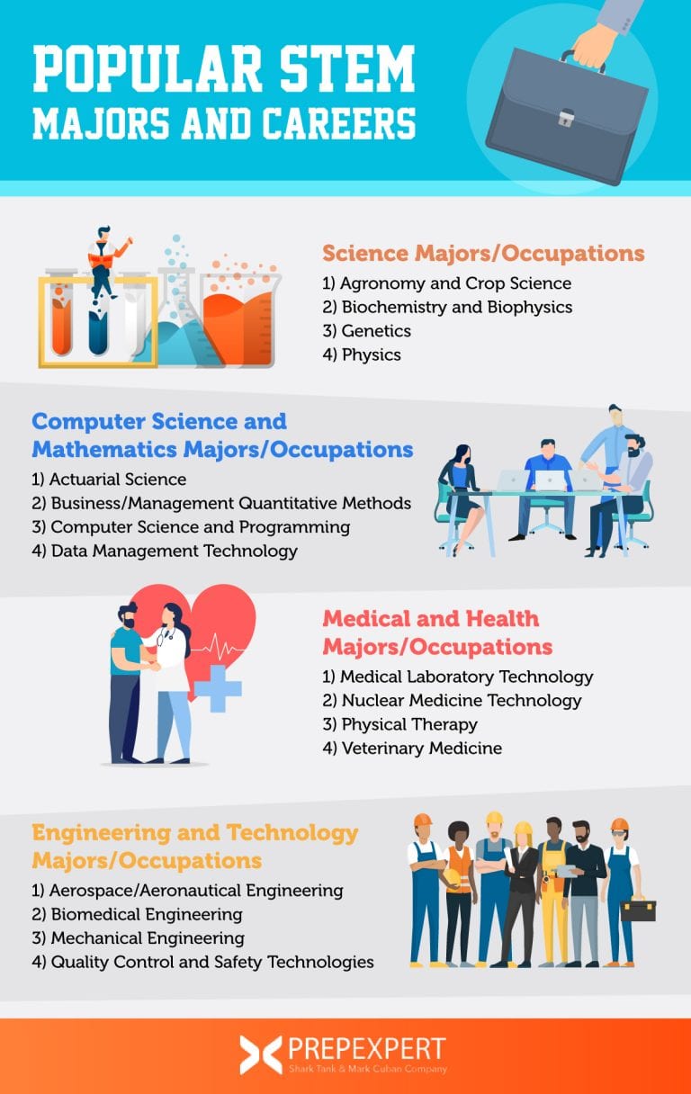 Popular STEM Majors And Careers | Prep Expert