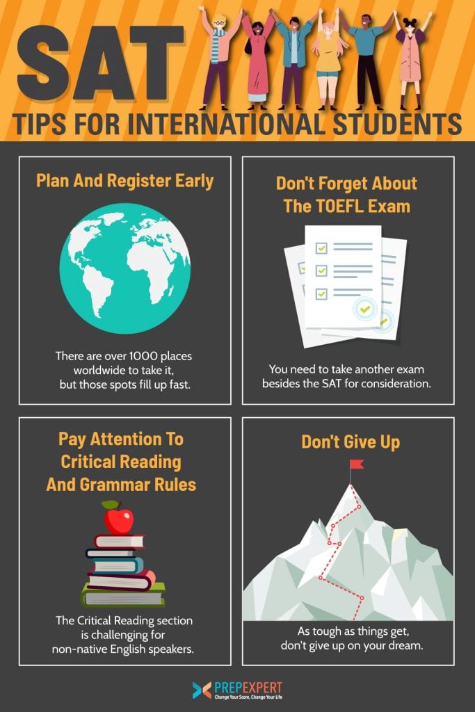 sat tips for international students